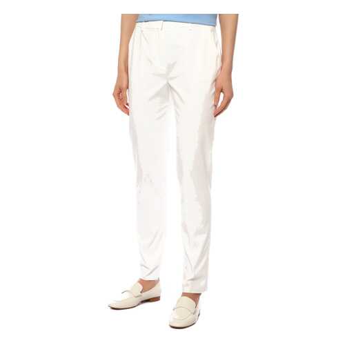 Брюки женские MAXMARA 61310191 001 белые 44 IT в Wildberries