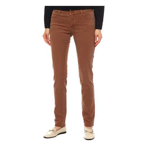 Брюки женские TRUSSARDI JEANS 5241125 коричневые 24 IT в Wildberries