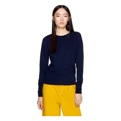 Джемпер женский United Colors of Benetton 20A_1002D1K01 синий XS в Wildberries