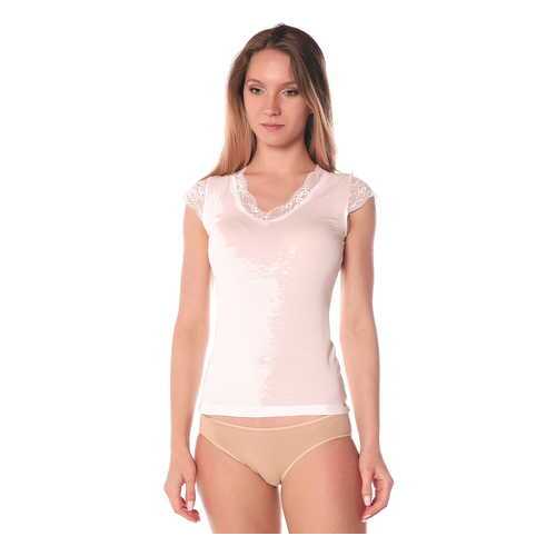 Футболка женская BlackSpade BS1348 бежевая S в Wildberries