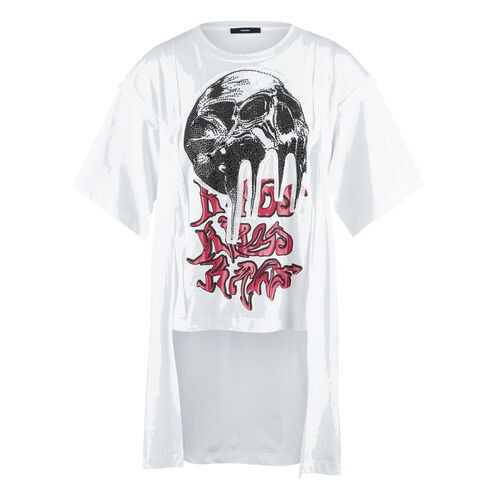 Футболка женская DIESEL 00S7M1 0QANW белая XXS в Wildberries