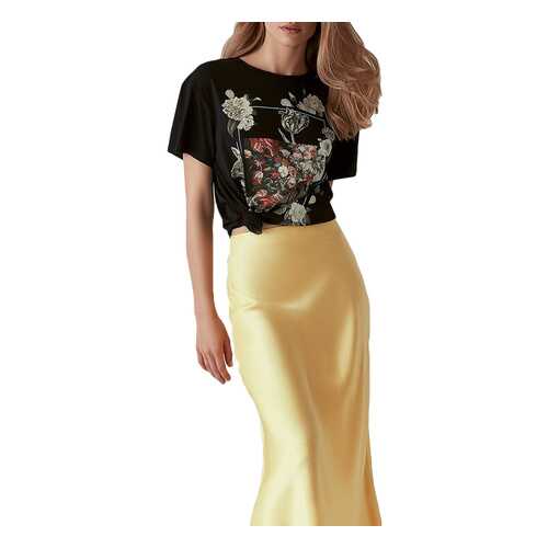 Футболка женская LOVE REPUBLIC 255124360 черная XS в Wildberries