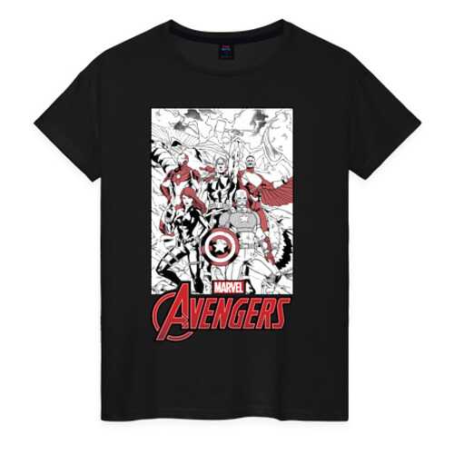 Футболка женская ВсеМайки 1781401 черная XXXL в Wildberries