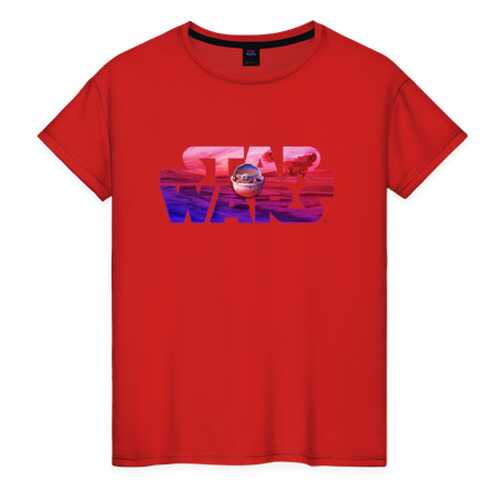 Футболка женская ВсеМайки 2147265 красная XS в Wildberries
