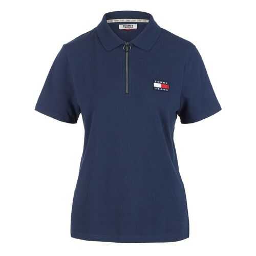 Поло женское Tommy Jeans DW0DW07642 C87 синее XS в Wildberries