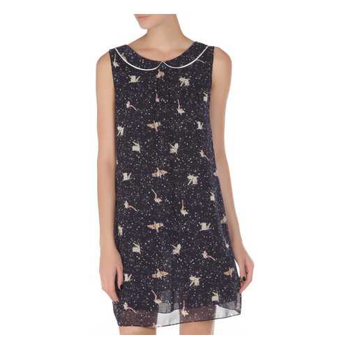 Платье женское AFFARI 06-460-114-124 синее 48 RU в Wildberries