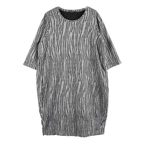 Платье женское Fashion CD-1214-5N серое 56 EU в Wildberries
