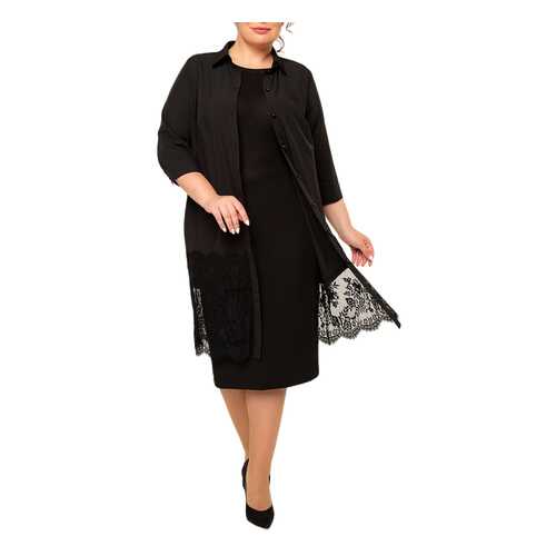 Платье женское KR 4281 черное 58 RU в Wildberries