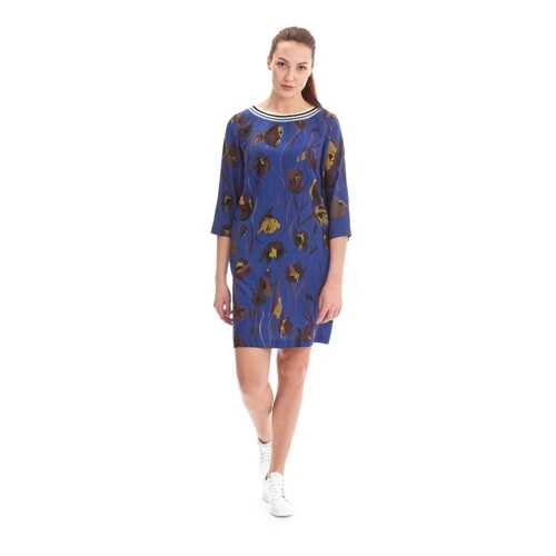 Платье женское LORIATA DK012 принт/синее 46 в Wildberries