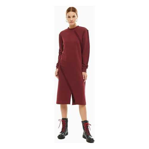 Платье женское NISHER NS1920202 бордовое S в Wildberries