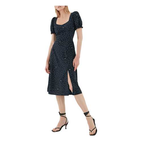 Платье женское ZARINA 226014514 синее 48 в Wildberries