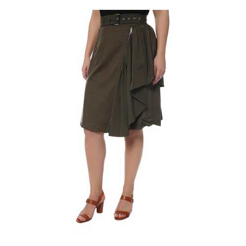 Юбка женская SPORTMAX 27760179/02 зеленая L в Wildberries