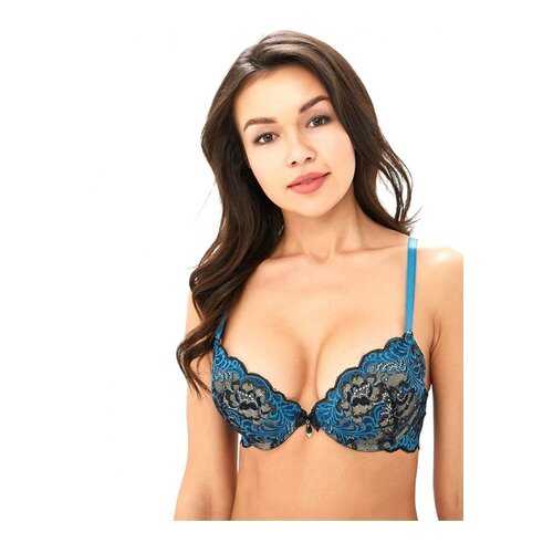 Бюстгальтер женский LUCE DEL SOLE 3001LS черный/синий 80C в Wildberries